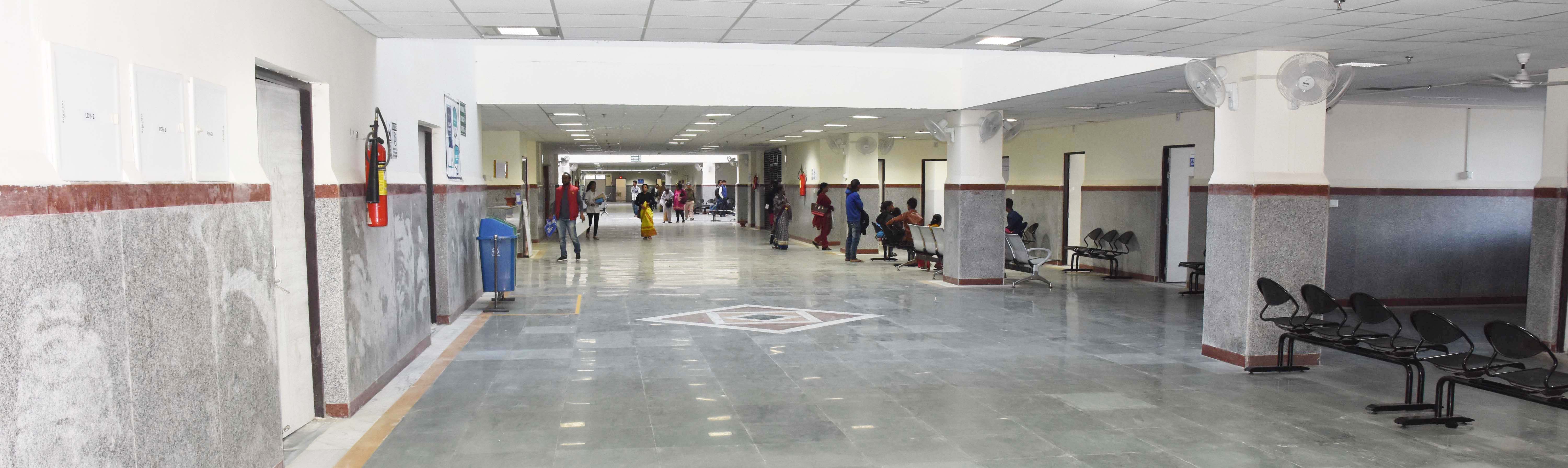 Inside of OPD Building